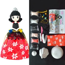 Fluffy Slime Box Set Slime Supplies Soft Polymer Clay Doll With Dress And Glue For Slime DIY Education Craft Handwork For Girl Fluffy Slime Box Set Slime Supplies Soft Polymer Clay Doll With Dress And Glue For Slime DIY Education Craft Handwork For Girl