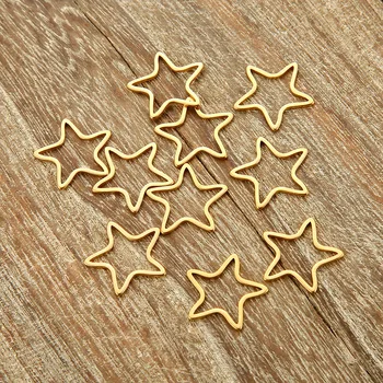 

Simple Geometric Series Stainless Steel Cute Star Charms Fit Bracelets Making DIY Small Star Charms Pendants Jewelry Accessories