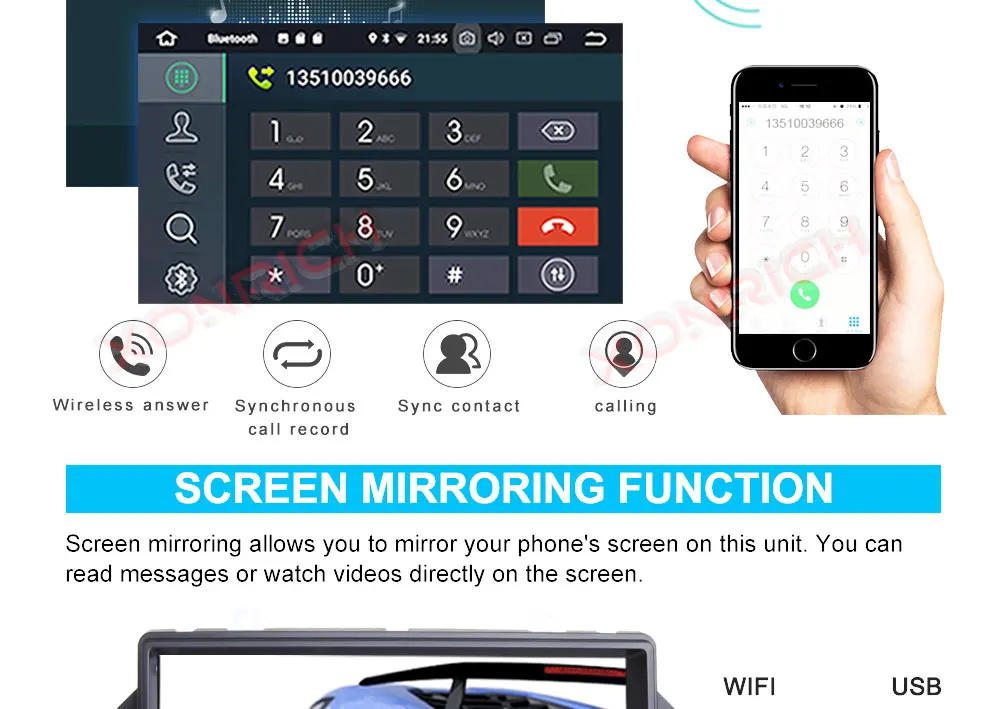 Cheap Autoradio 1 din Android 9.0  Car DVD GPS For Lada Vesta 2015-2018 Automotive Multimedia Player DSP WIFI Navi OBD 13