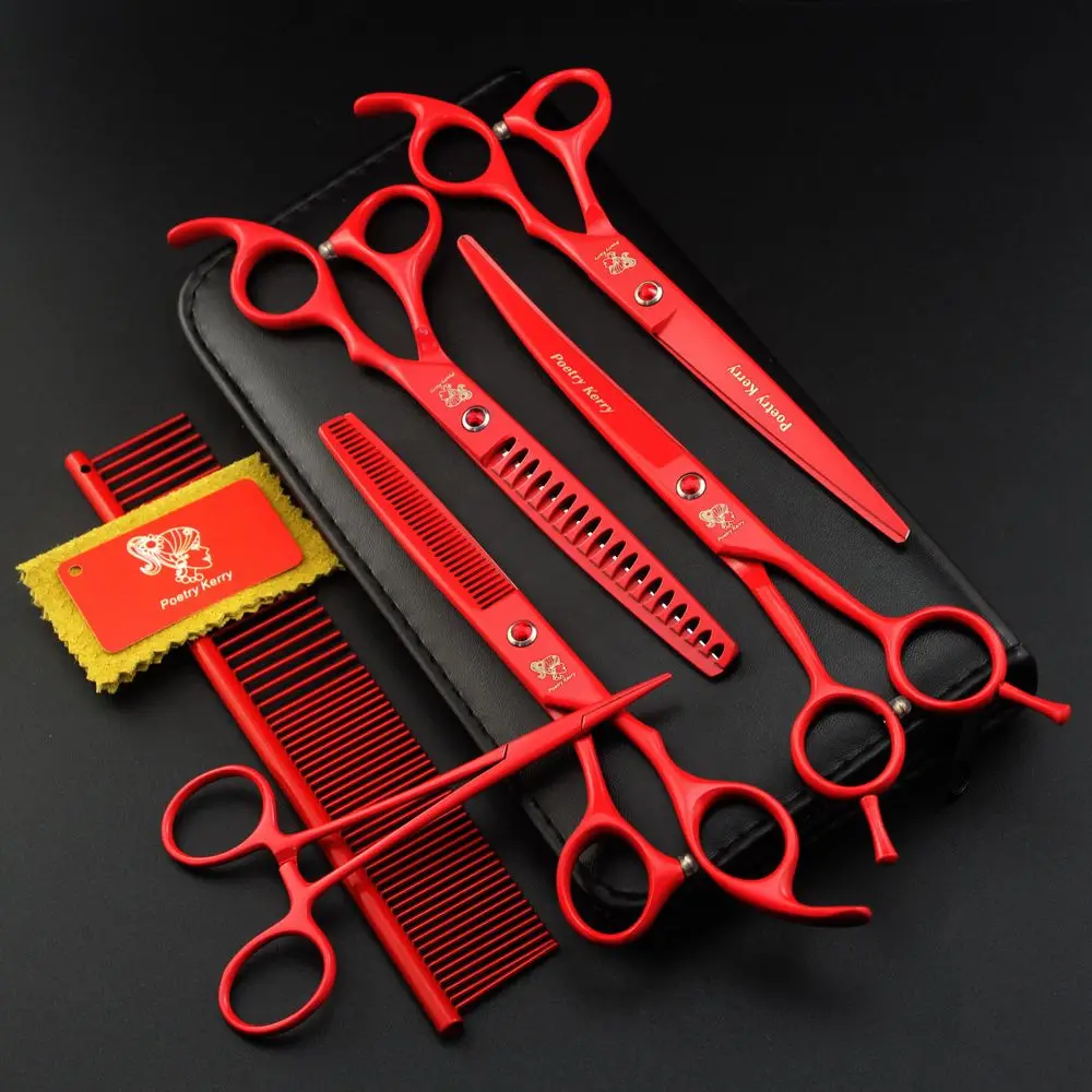 

Poetry Kerry Professional Pet Grooming Scissors Set 7 Inch.Dog Grooming Shears,Scissors For Dog Grooming,Makas