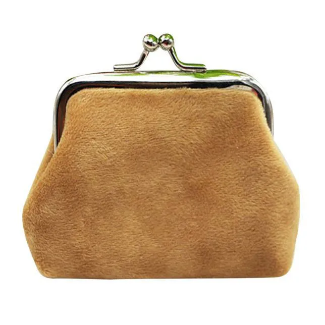 Mini Coin Bag Womens Corduroy Small Wallet Holder Coin Purse Clutch Handbag Bag porte monnaie femme#15