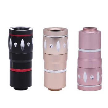 

10X Zoom Aluminum Mobilephone Lens Universal Manual Focus Camera Telephoto Lens Long Distance Shooting Photo Lens for Phones