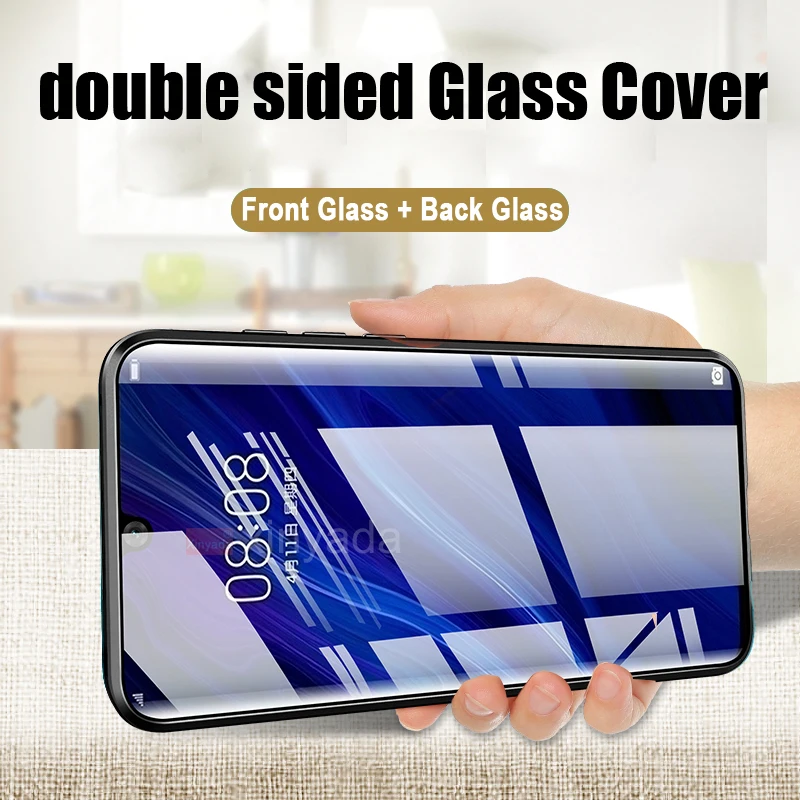 

double sided Glass Cover Case For Xiaomi Redmi K20 Pro Mi 9T Pro Mi9T K20 Case Magnet 360 Full Body Flip Metal Magnetic Shell