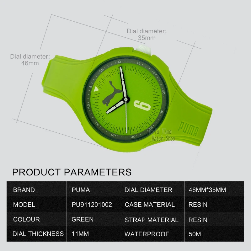 PUMA WATCH wave series of personalized printing standard dial movement female watch PU911201002 PU911201005 PUMA WATCH wave series of personalized printing standard dial movement female watch PU911201002 PU911201005