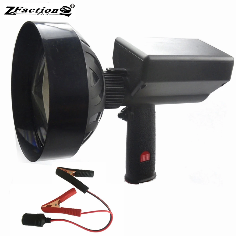 

6" 150mm 3500/4500lm 35/55W HID Handheld Spotlight Hunting Light Search Fishing Hiking Off Road Adjustable Beam Durable ABS Lamp
