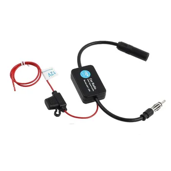 

Universal 12V Auto FM Radio AMP Signal Antennas Booster Amplifiers Marine Car Vehicle Boat 330mm FM Tool 5.14 Car Tool Parts