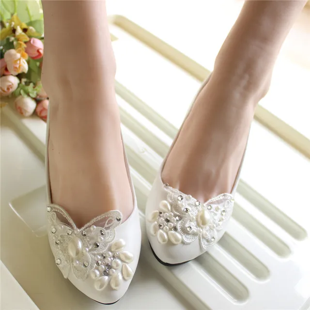 Custom Heels Ivory White Lace Bridal Wedding Shoes Erfly Custom Heels Ivory White Lace Bridal Wedding Shoes Erfly Bridesmaid Dress Pumps