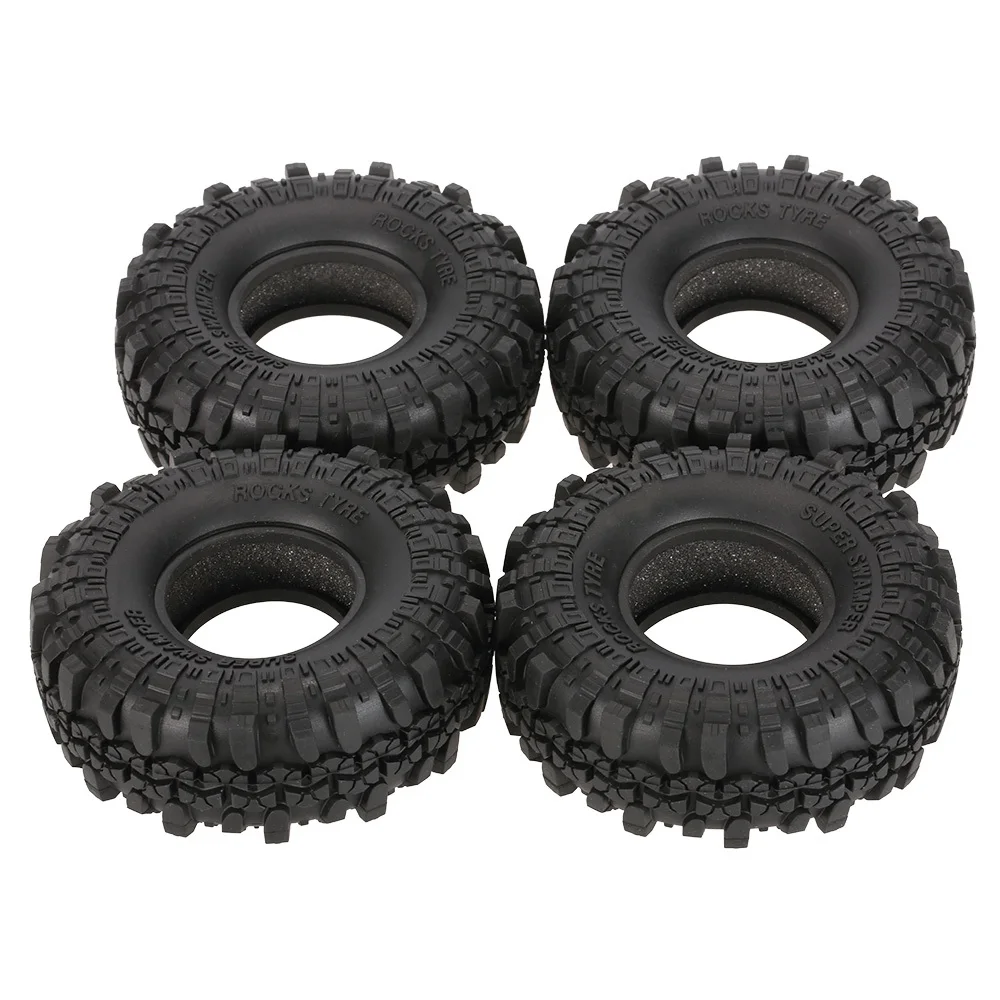4Pcs AUSTAR AX-4020 1.9 Inch 110mm 110 Rock Crawler Tires for D90 SCX10 AXIAL RC4WD TF2 RC Car (3)