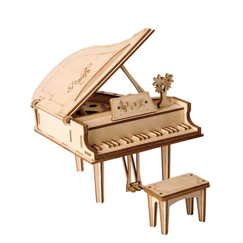 

Animal Construction 3D Puzzles Wooden Puzzle Toys Children Logico Teaching Wood Scale Models Toys