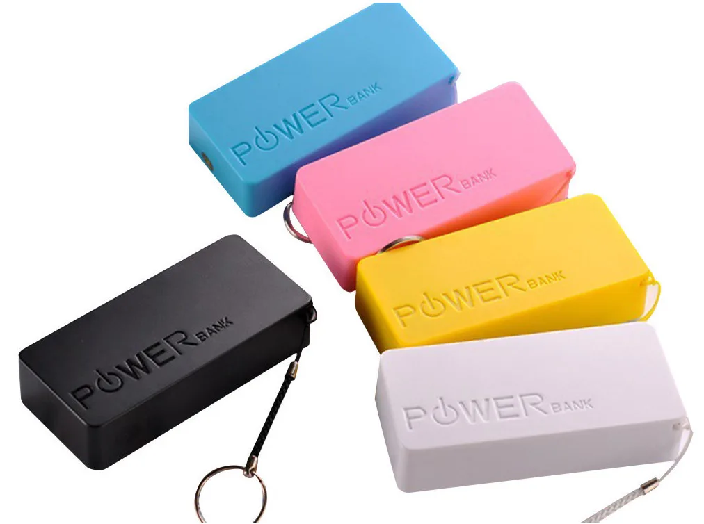 

Portable Mobile Power Bank Case External 5600mAh 2X 18650 USB Power Bank Battery Charger Case DIY Box For iPhone Sumsang