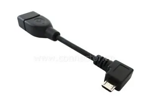 

CYSM 10pcs/lot Right Angled Micro USB Host Cable Archos 70 101 MID OTG
