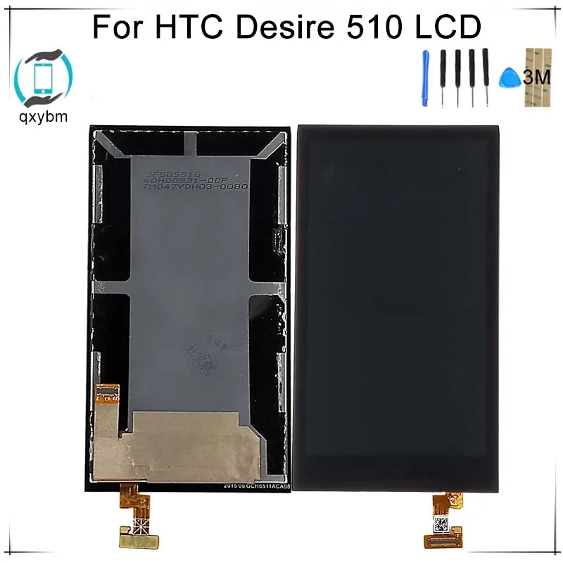 Новый черный 4 7 &quotдля HTC Desire 510 D510 Полный ЖК-дисплей сенсорный экран стеклянная
