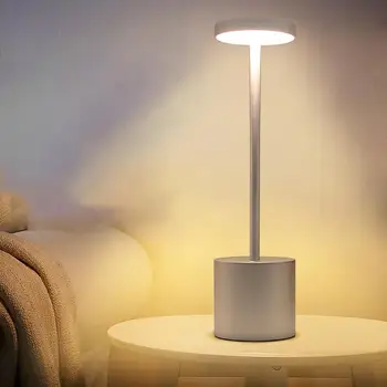

LED Table Light USB Rechargeable 5V 2600mA Table Reading Light 2 Models Eye-Protect Reading Lamp Simple Table Lamp For Bedroom