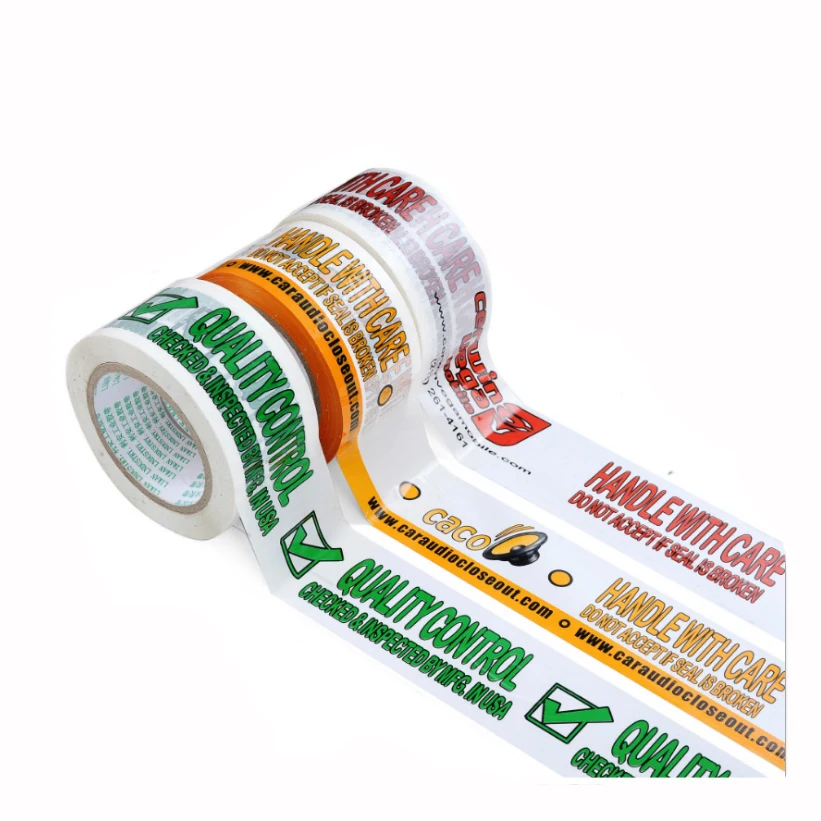 

Wholesale Transparent Adhesive Tape Packaging tape custom imprinted free with your company name/web/email/address 50pcs/lot
