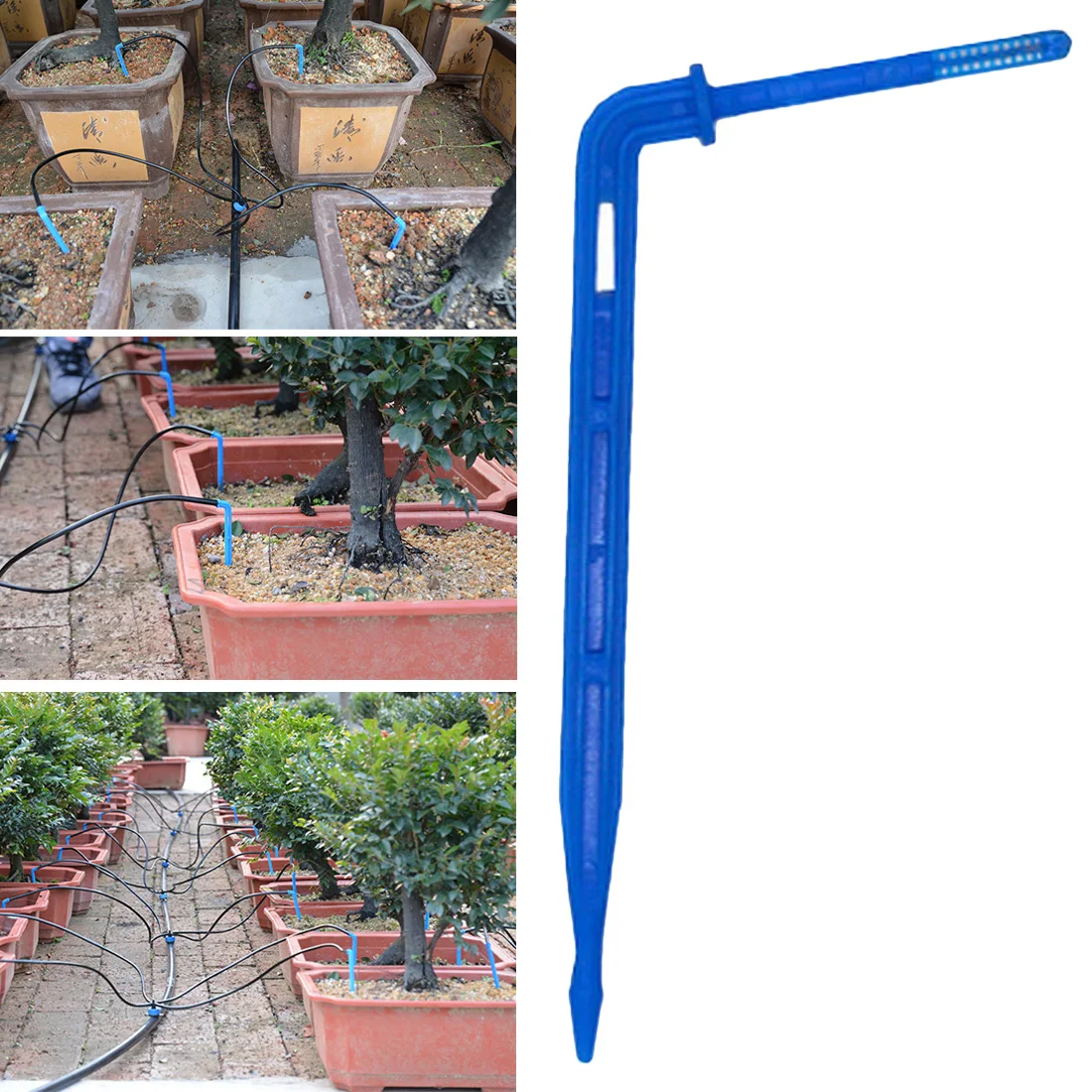

20Pcs/lot Bend Arrow Dripper Micro Drip Irrigation Kit Drops Emitters Garden Watering Saving Micro Dripper