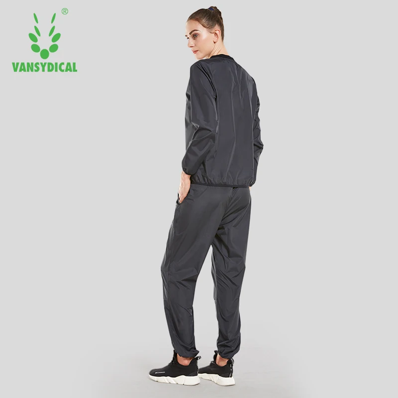 Женские комплекты для бега и Vansydical 2018 спортивные костюмы женщин пуловер с
