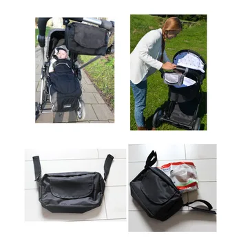 

1 Piece Baby Stroller Wet-towel Bag Waterproof Nylon Removable Tissue Bag Convenient and Practical Bags Stroller Accessories