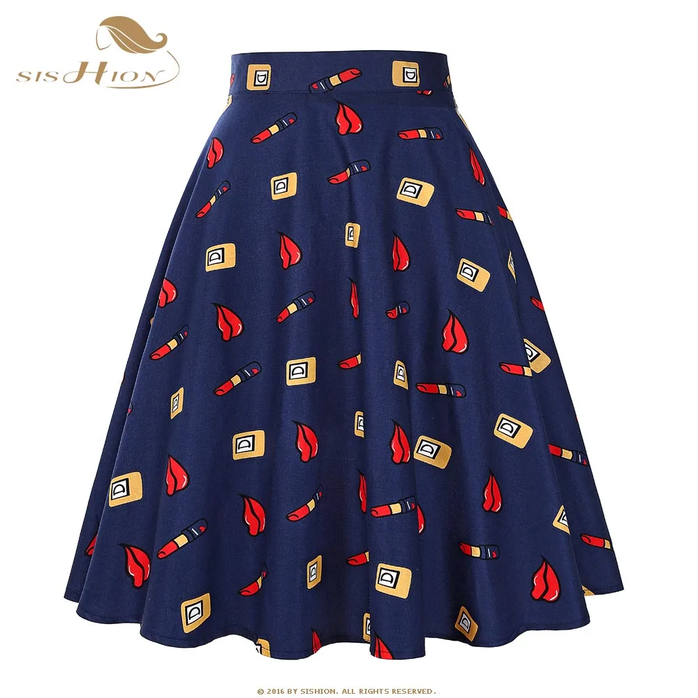 2017 New Fashion Black Skirt Women High Waist Plus Size