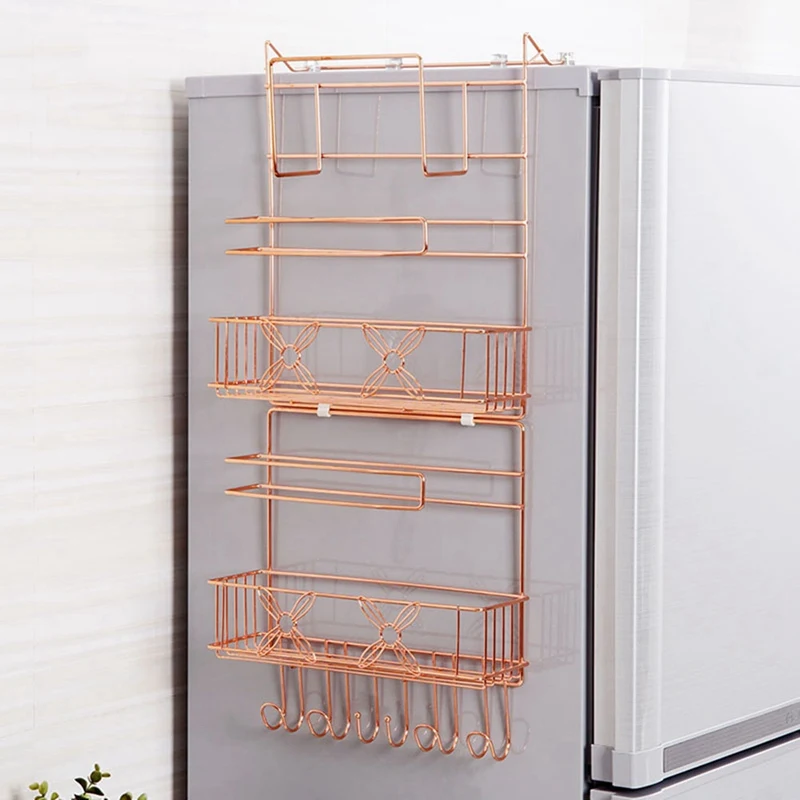 Холодильник боковая стенка многоцелевой полка хранение на кухне коробка