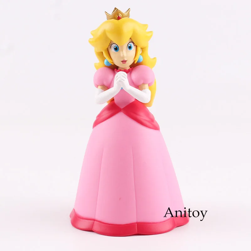 Super Mario Bros Figures Princess Peach Action Figure PVC Collectible Model Toy for Kids Gift 14.5cm