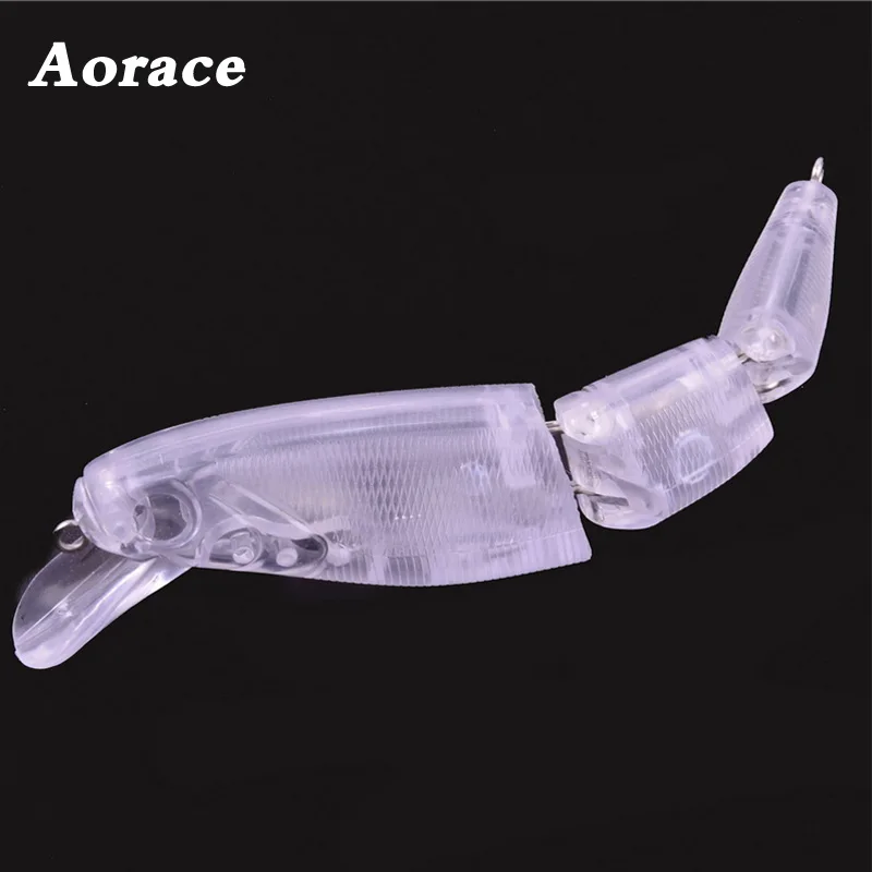 

5Pcs 12.73g 10.5cm Wobblers Pike Fishing Lures Blank Artificial Multi Jointed Sections Bait Crankbait Unpainted Fake Fish Bait