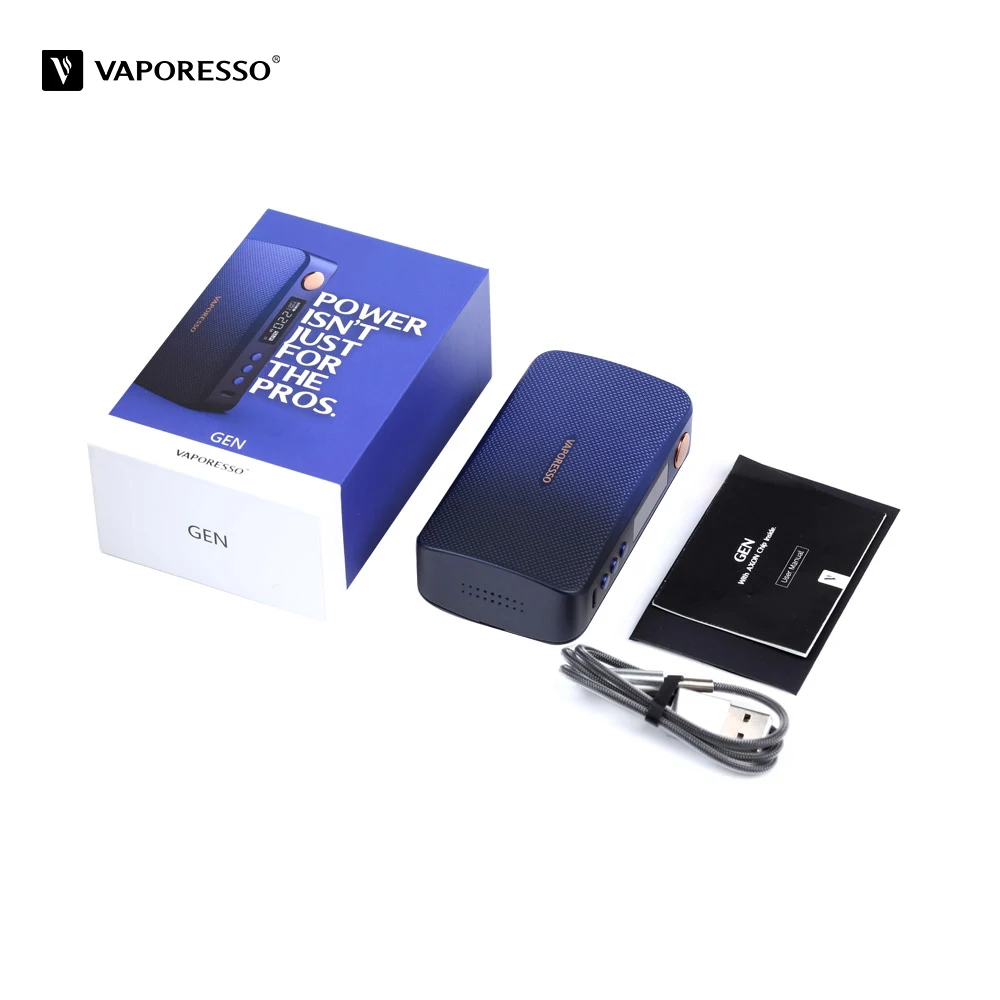 220 Вт Vaporesso роскошный мод Vape Box Mod power от Двойной 18650 батареи, совместимы с 510 атомного электронной сигареты