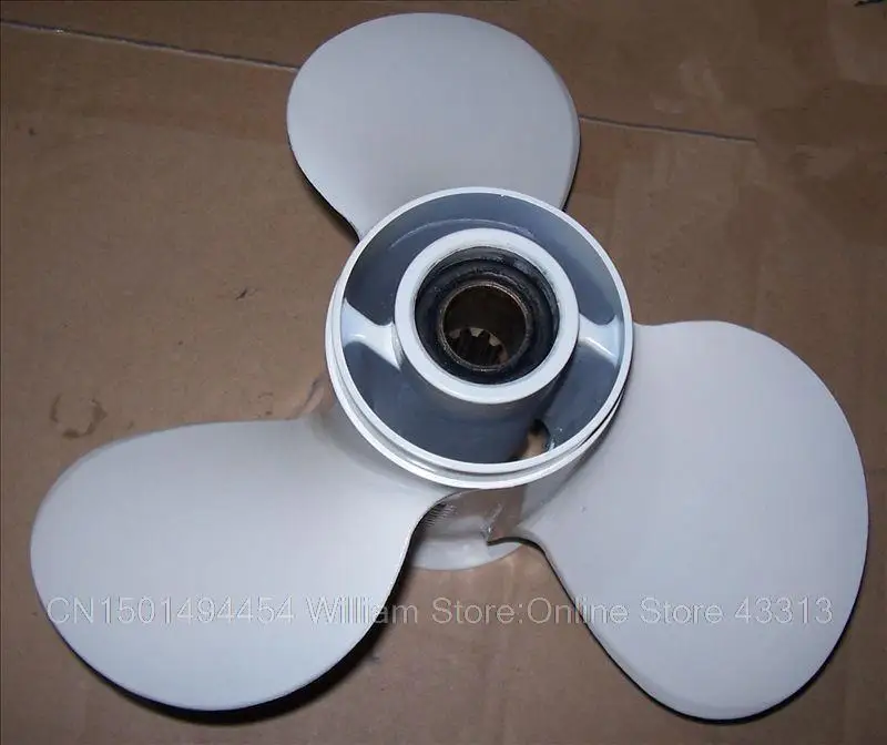 

Free shipping Propeller for Yamaha Hidea 25 -30 HP outboard motor 11.25inch model: 3*9 7/8 * 11-1/4