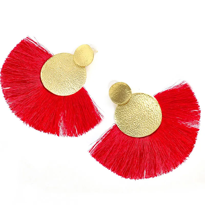 CWEEL-Fashion-Tassel-Earrings-for-Women-Big-Fringe-Earings-Fashion-Jewelry-Female-Summer-Style-Ethnic-Hanging (2)