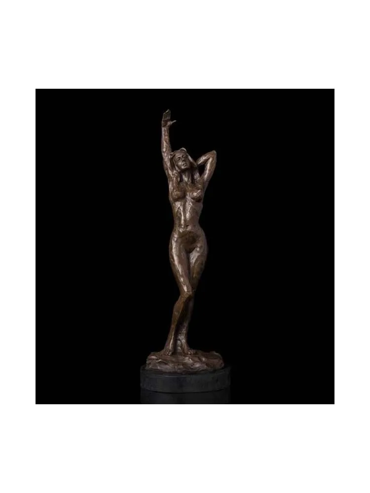 

Art Deco Sculpture Abstract Woman Nude Girl Bronze Statue