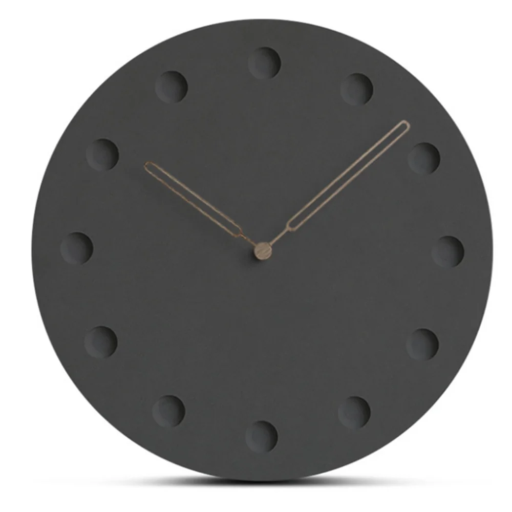 

Round Wall Clock Simple Decorative Creative Nordic Modern Wood Clock Wall Clock for Living Room Kitchen Office Bedroom