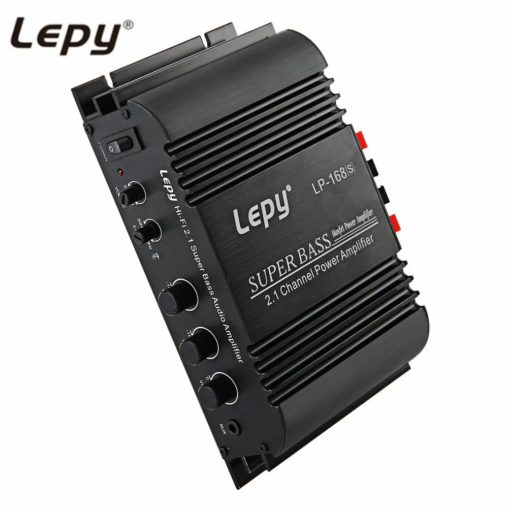 LP 168 S US Plug 2 1 канальный мини Hi Fi Стерео усилители Super Bass автомобильное аудио
