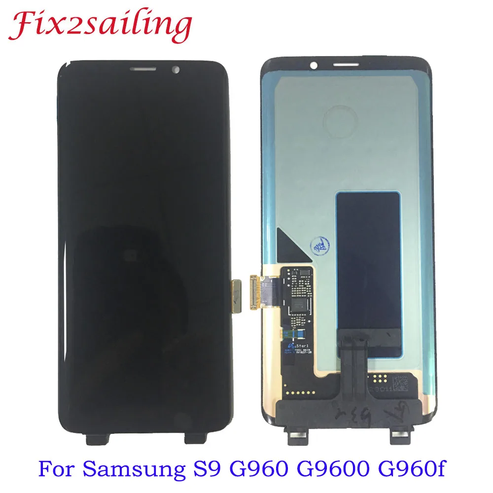 

For Samsung Galaxy S9 G960 G9600 G960f LCD Touch Screen Digitizer Replacement Parts Super AMOLED 5.8 inch For Samsung S9 LCD