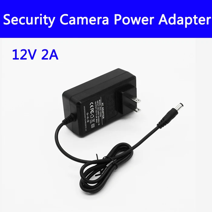 DC 12V 2A Power Supply Adapter for CCTV Security Camera Surveillance