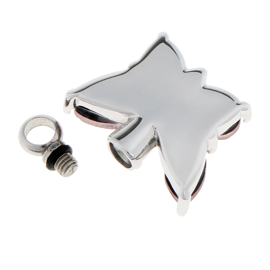 Cremation Urn Pendant for Ashes Crystal Butterfly Pendant Cremation Jewelry