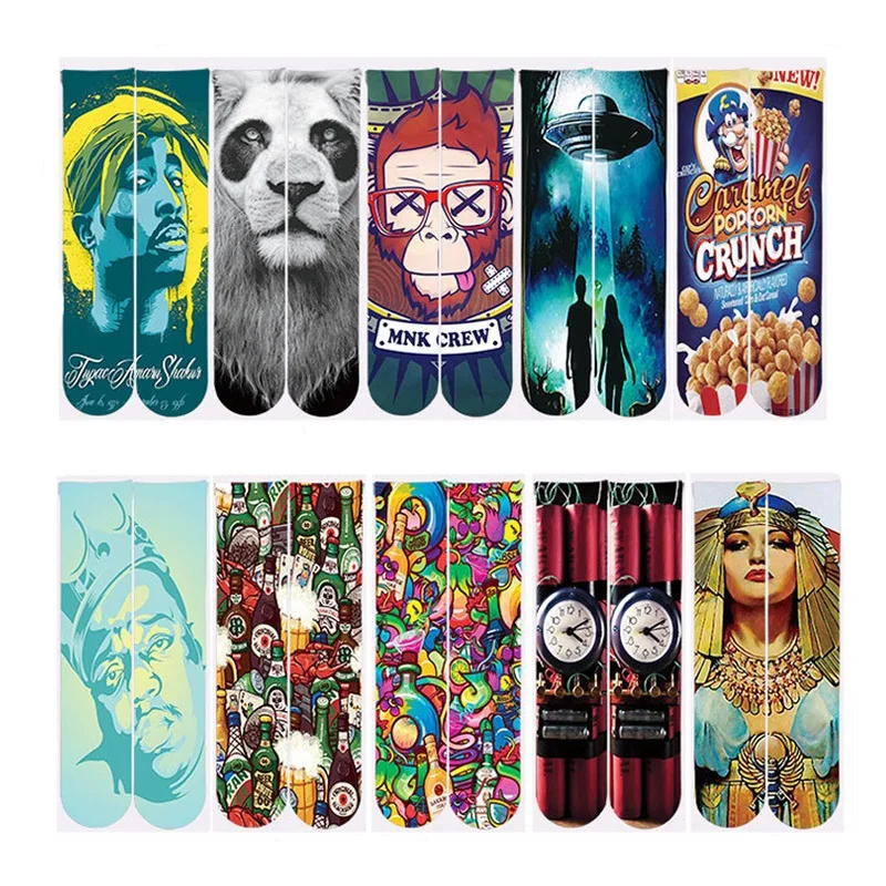 3d funny fashion socks