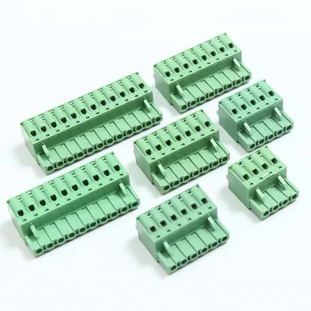 

2pcs Plug-in PCB terminal block KF2EDGKD-5.08-3P4P6P8P screw-free spring copper environmental protection