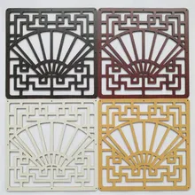 Домашний декор из твердой древесины современная плитка Минималистичная гостиная перегородка Входная стена подвесная стена спальни декоративные панели пряжа