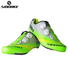 SIDEBIKE Road Bike Shoes Riding Cycling Shoes Road Carbon Breathable Bicycle Shoes Cycle Sneakers Zapatillas Zapato Ciclismo
