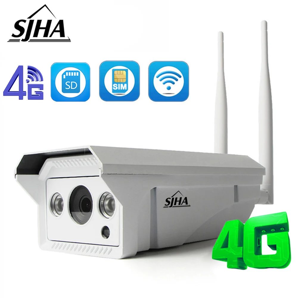 Беспроводная HD Пуля ip-камера 1080 P Wifi Открытый GSM 3g 4G sim-карта камера наблюдения
