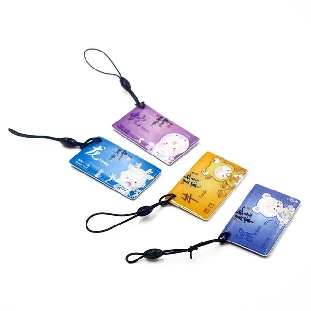 Waterproof Glue IC Blank card IC Glued Chinese magic 13.56Mhz RFID Proximity IC Token Tag Key Keyfobs For Access System