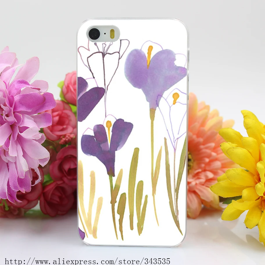 336OP IRIS_GARDEN Жесткий Прозрачный Чехол для iPhone 4 5c 4S 5 5S SE 6 s и Плюс|case for iphone|case iphone 4case plus