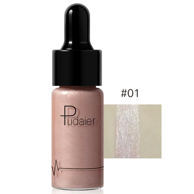 

Pudaier 12 Colors Highlighter Make Up Concealer Shimmer Face Glow Liquid Highlighter Cream