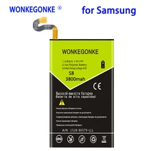 WONKEGONKE 3800 mah Bateria Para Samsung Galaxy S8 EB-BG950ABE G9550 Bateria