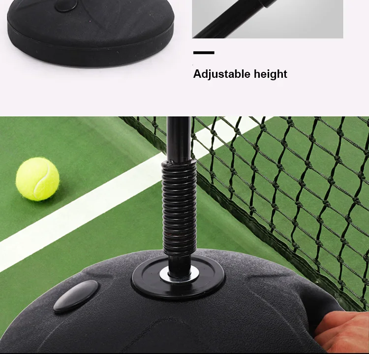 Máquina de bola de tênis plástico preto