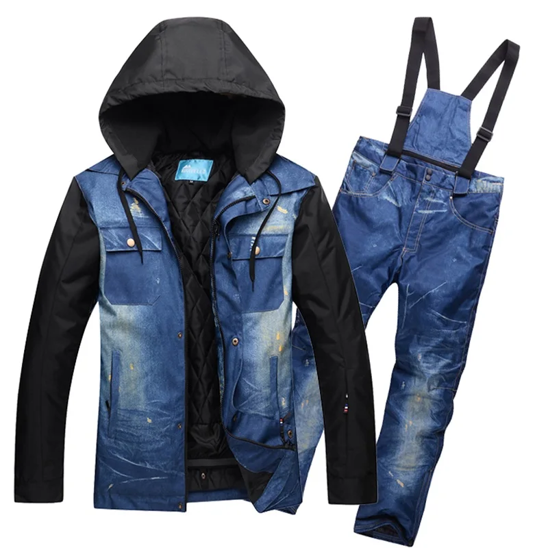Professional Men Skiing Snowboarding Jackets Pants Waterproof Warm Winter Snow Ski Suits Man Snowboard Clothing Set Brand Professional Men Skiing Snowboarding Jackets Pants Waterproof Warm Winter Snow Ski Suits Man Snowboard Clothing Set Brand