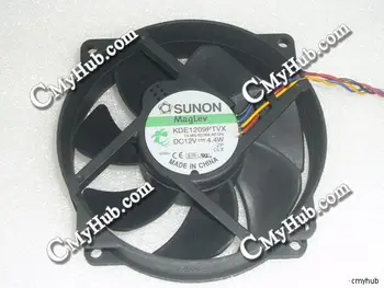 

Genuine For SUNON KDE1209PTVX 13.MS.B2368.AF.GN DC12V 4.4w 4Pin 4Wire 95x95x25mm Cooling Fan