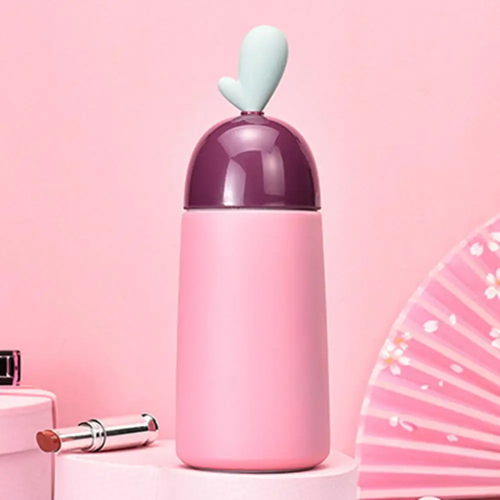 380 мл прекрасный Thermocup чашки Нержавеющая сталь Термос бутылки Портативный