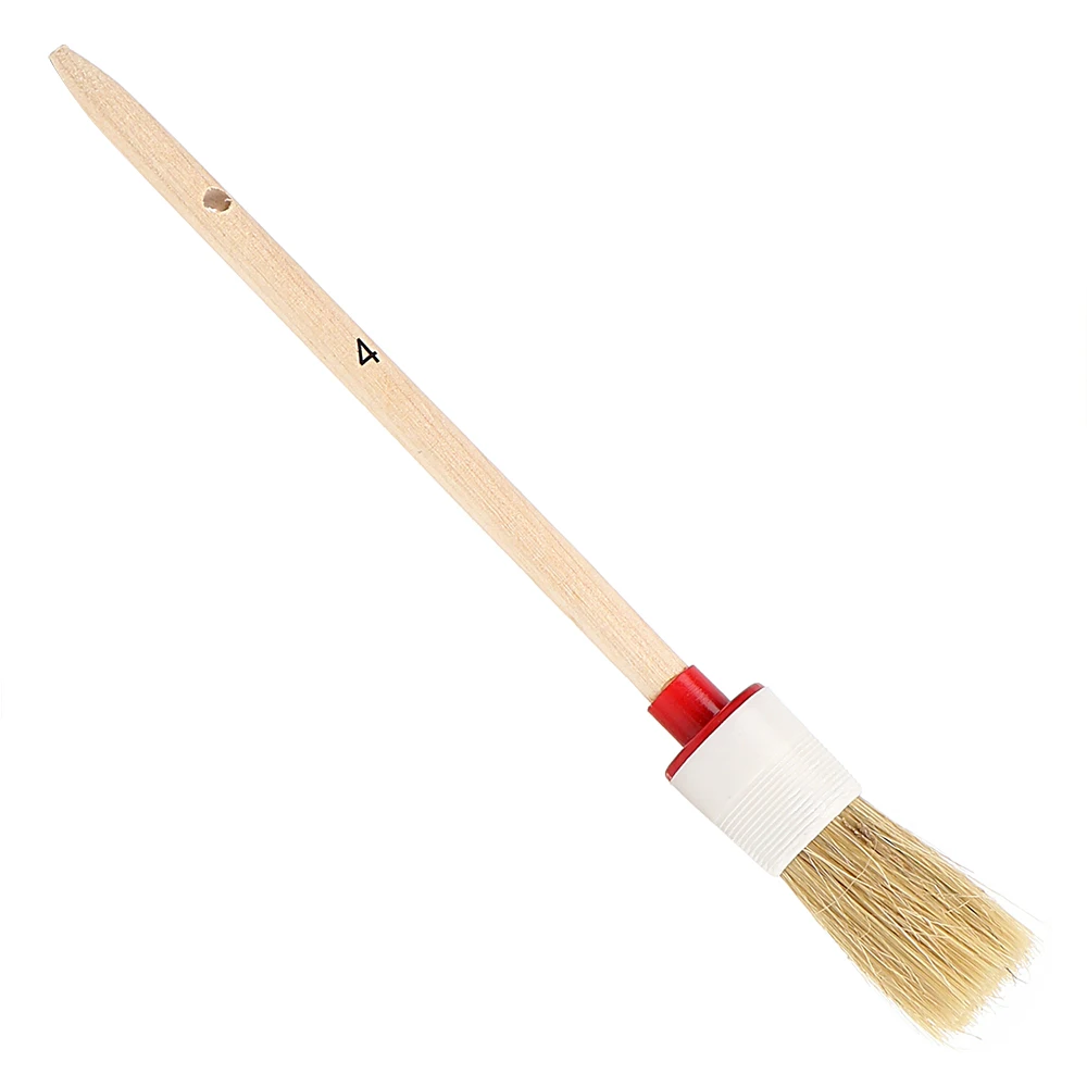 

For Interior Dashboard Rims Wheel Air-Conditioning Engine Car Brush Auto Detailing Soft Bristle Wood Handle Auto Care Wash