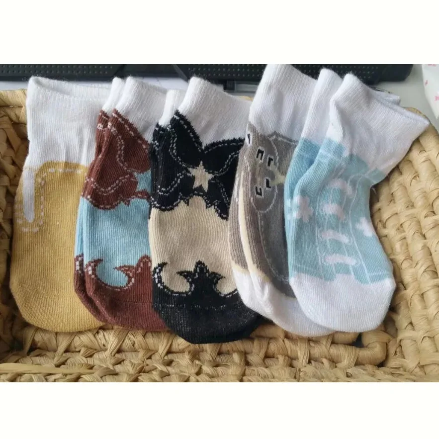 

8309 Cartoon baby 0 to 3 m foreign trade cotton socks children 12 to 24 m baby young child hosiery for non-slip floor of the