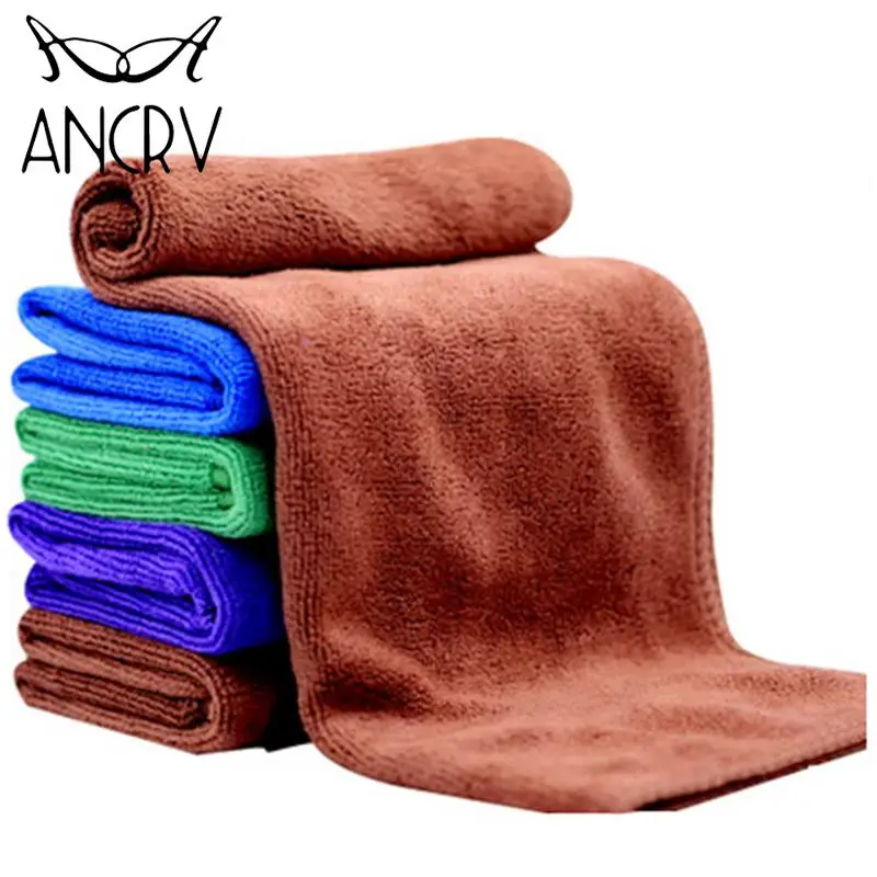 

ANCRV 10 Pcs Microfiber Face Hair Clean Car Polishing Streak Free Cleaning Towel Cloth Retail Wholesale 20*20cm